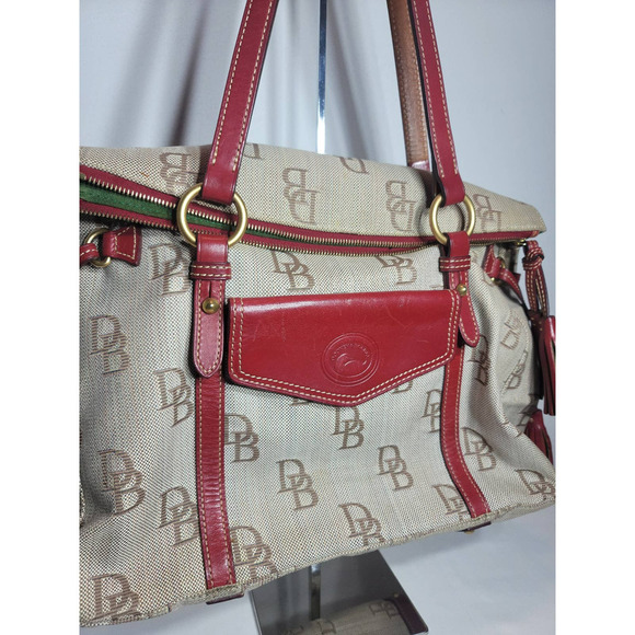 Dooney & Bourke Florentine Jacquard Classic Handbag Purse Tote - Picture 2 of 10